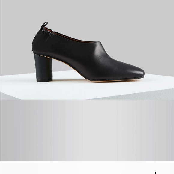 Gray Matters Black Leather Pumps Micol - Picture 1 of 4